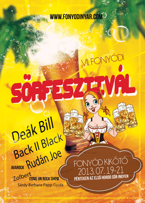 Fonyódi Sörfesztivál 2013 programok  - Fonyódi Sörfesztivál