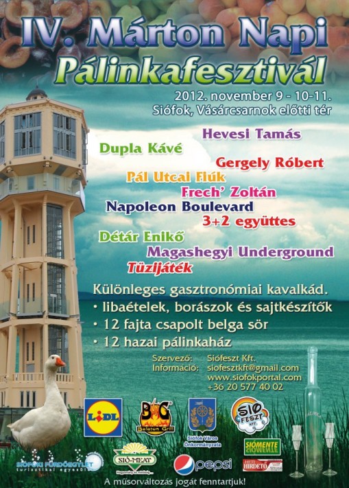 Márton-napi Pálinkafesztivál 2012  - Márton Napi Pálinkafesztivál