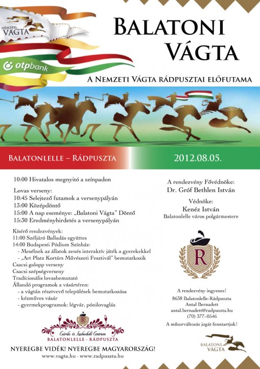Balatoni Vágta 2012 - Balatonlelle - Rádpuszta  - Balatoni Vágta
