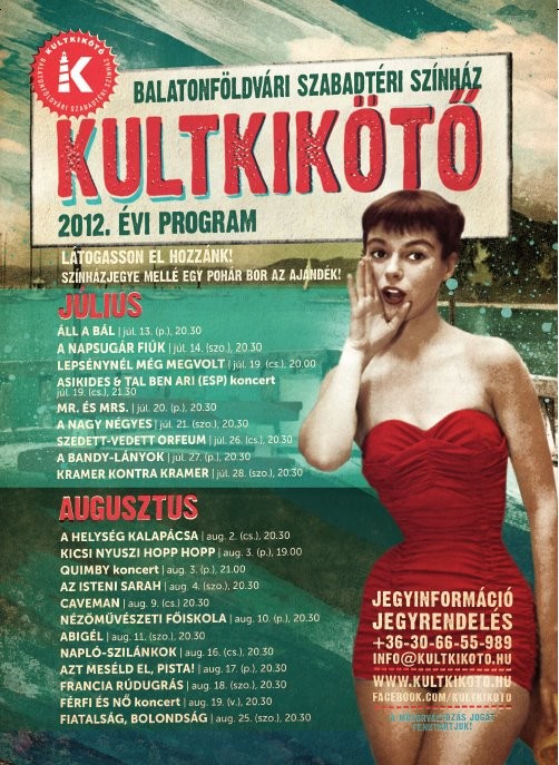 Plakát 2012   - Kultkikötő